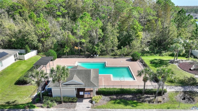 view of pool