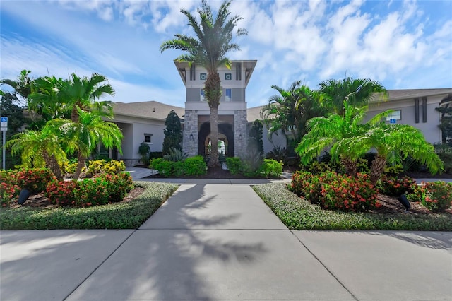 view of mediterranean / spanish house