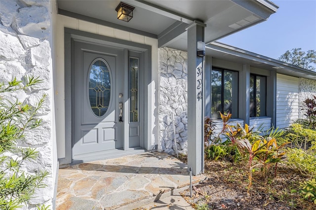 view of entrance to property