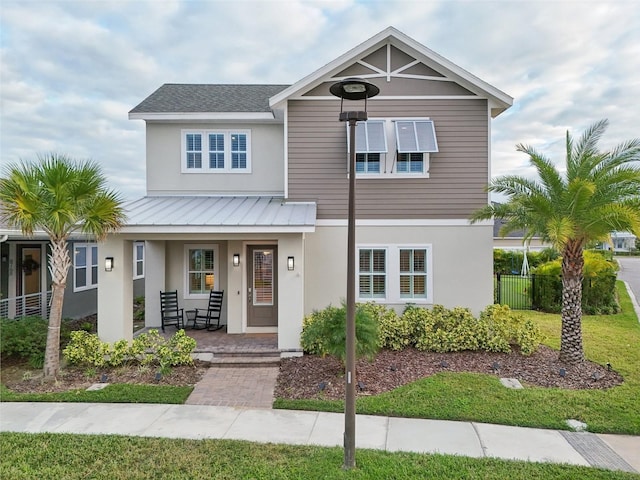 view of front of house with a porch