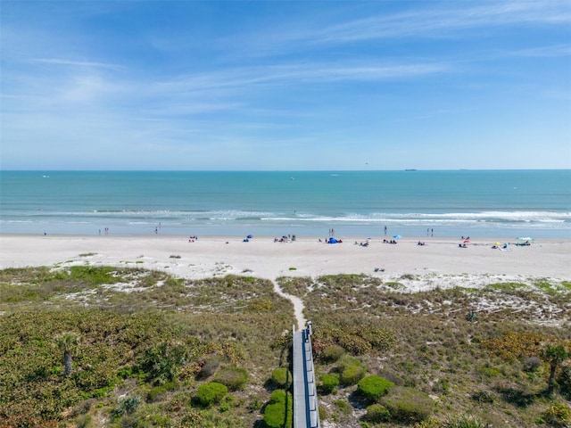 water view featuring a view of the beach