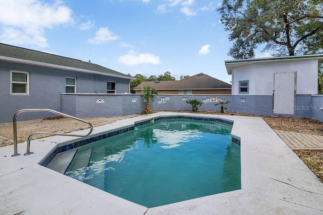 view of pool