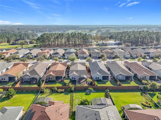 birds eye view of property featuring a residential view