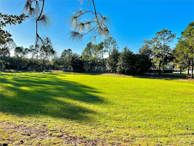 surrounding community with a lawn