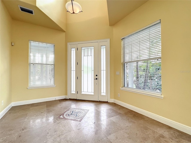 entryway featuring a healthy amount of sunlight