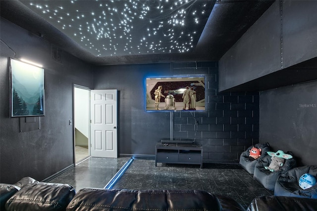 view of home theater room