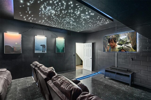 view of home theater