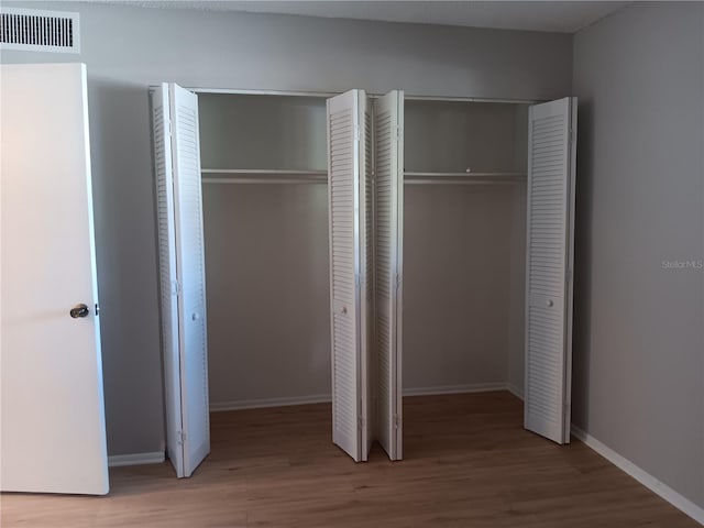 closet featuring visible vents