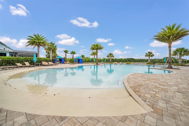 2468 Dubai St, Kissimmee, FL 34747 - community pool with a patio