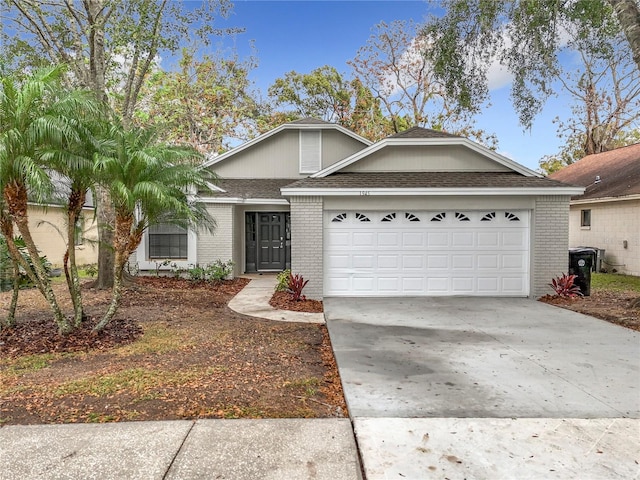 front of property featuring a garage