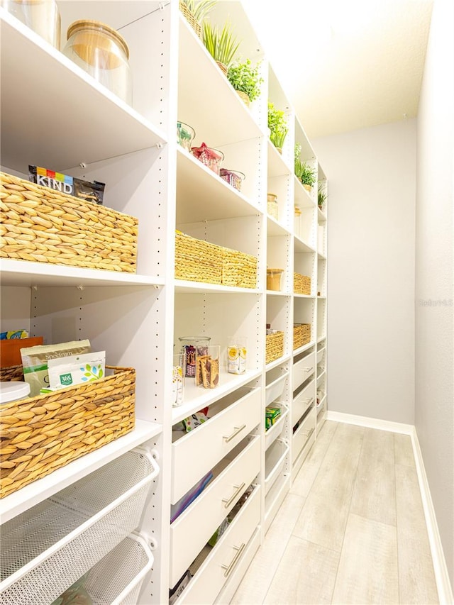 view of pantry