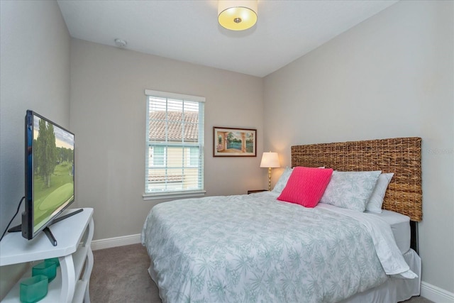 bedroom featuring carpet flooring