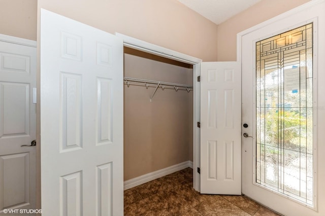 view of closet