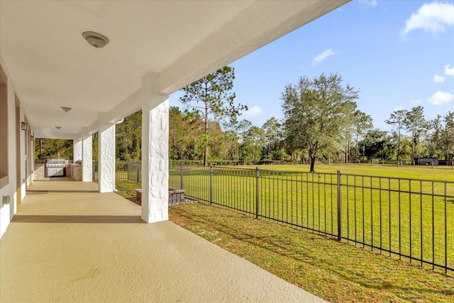 19206 Robertson St, Orlando, FL 32833 - fenced backyard featuring a patio area
