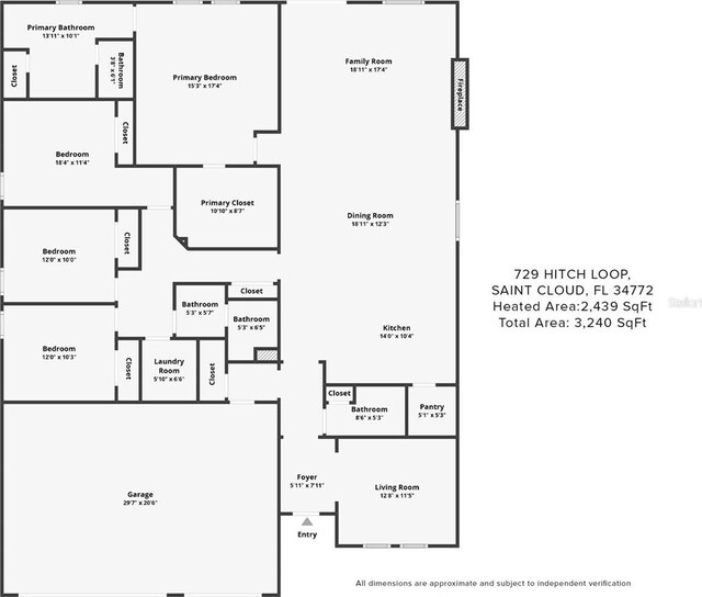 729 Hitch Loop, Saint Cloud, FL 34772 - home floor plan
