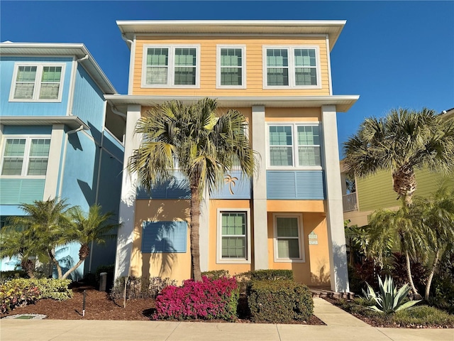 view of front of property with stucco siding