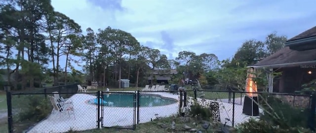 view of pool