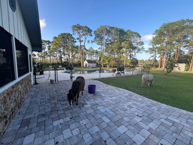 6885 Orchid Tree Dr, Grant, FL 32949 - view of patio