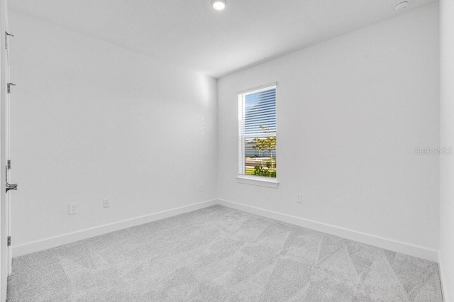 empty room with light carpet