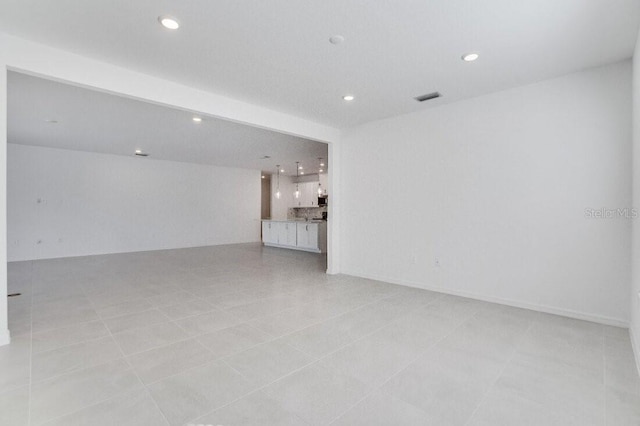 view of unfurnished living room