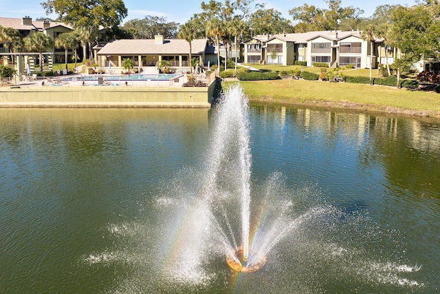 property view of water