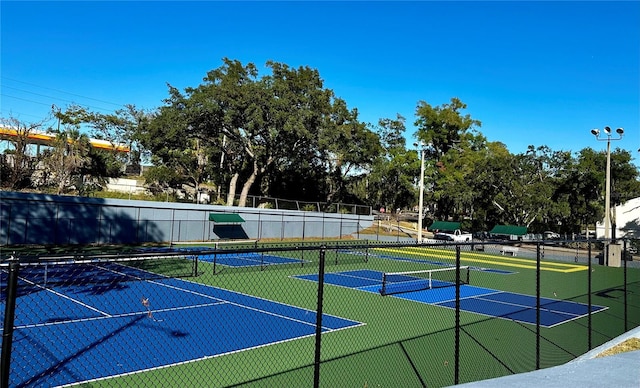 view of sport court