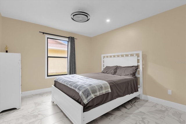 857 S Atmore Cir, Deltona, FL 32725 - bedroom featuring light marble finish flooring and recessed lighting