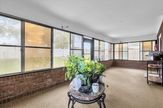 857 S Atmore Cir, Deltona, FL 32725 - sunroom / solarium featuring brick wall