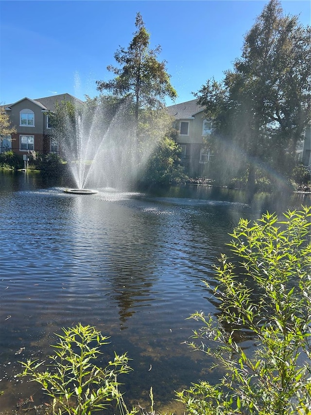 view of water feature