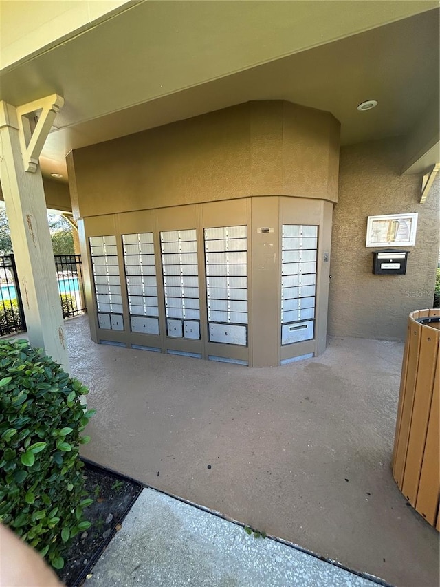 surrounding community featuring mail boxes