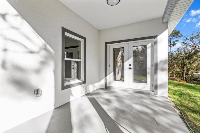 view of patio / terrace with french doors