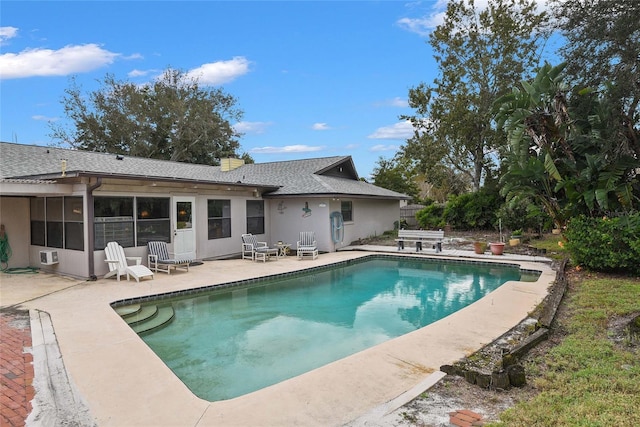 rear view of house featuring a patio area