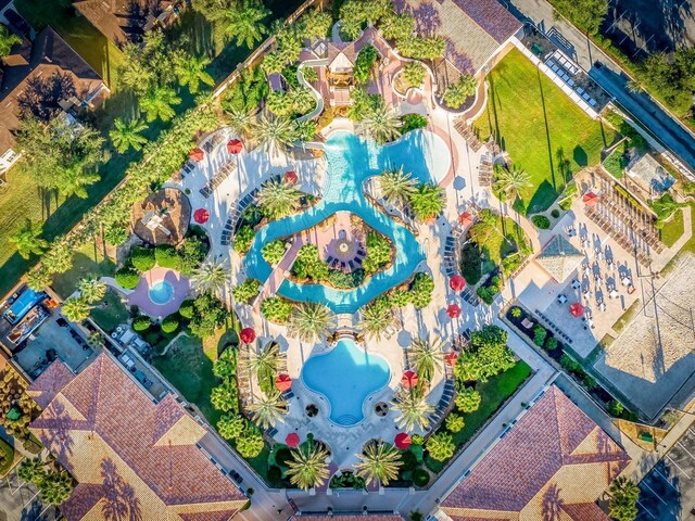 408 Miramar Ave, Davenport, FL 33897 - aerial view of a pool area