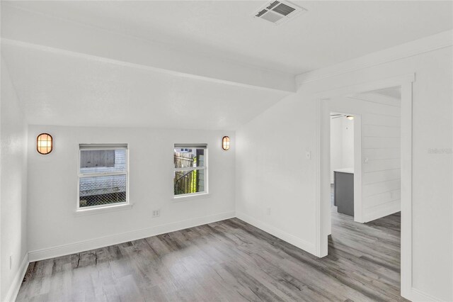 5305 S Ridgewood Ave, Port Orange, FL 32127 - empty room with wood finished floors and baseboards