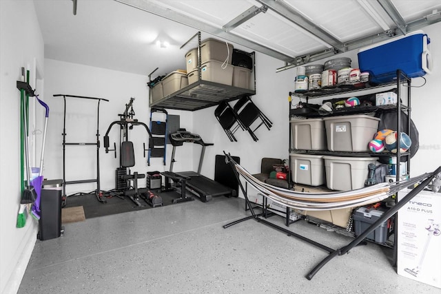 view of exercise room