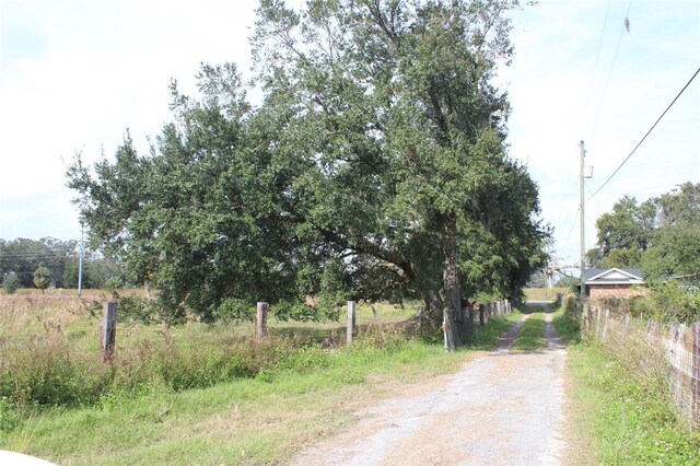 view of road