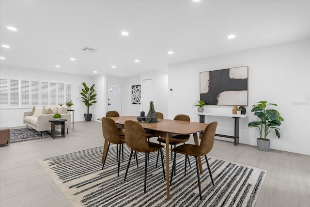 view of dining room