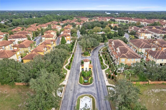 bird's eye view featuring a residential view