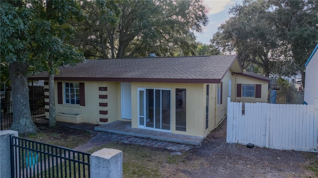 view of rear view of property