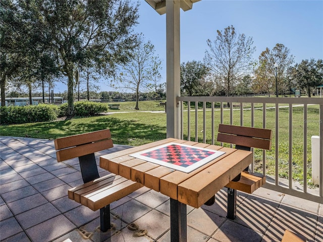 view of patio