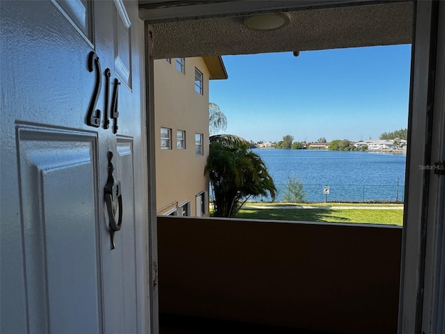 property view of water