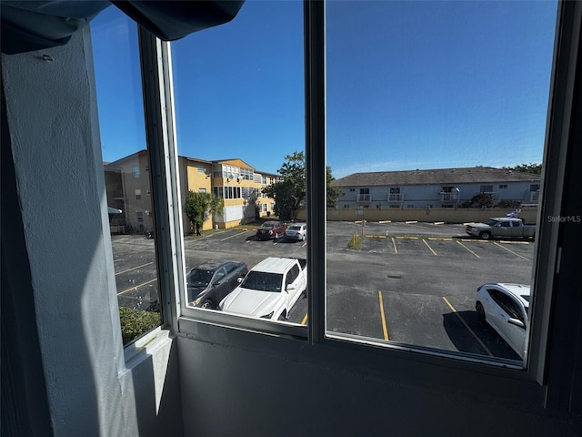 interior space featuring a residential view