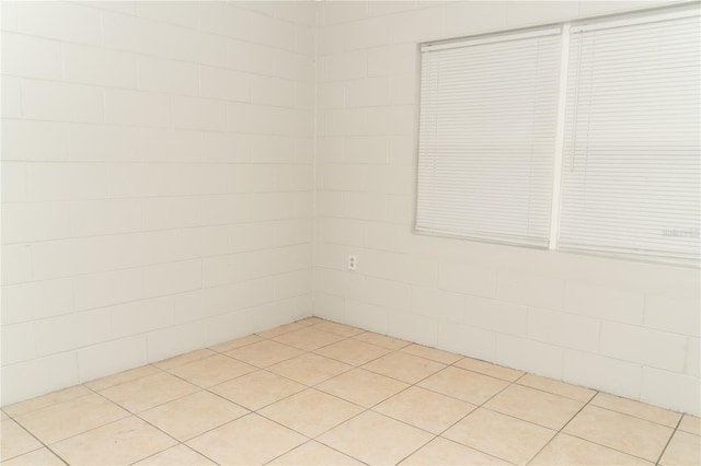 view of tiled empty room