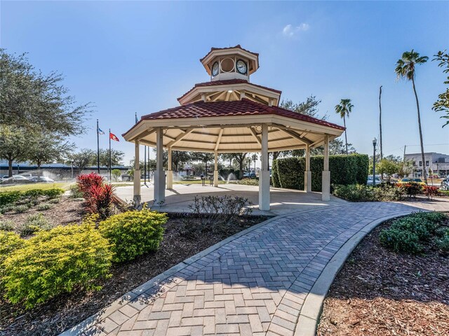 view of home's community featuring a gazebo