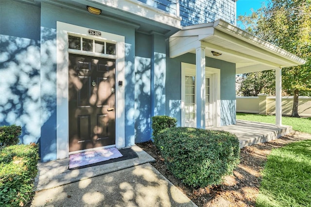 view of property entrance