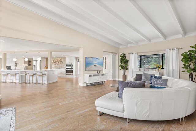 12550 Lakeshore Dr, Clermont, FL 34711 - living room featuring light wood-style flooring and baseboards