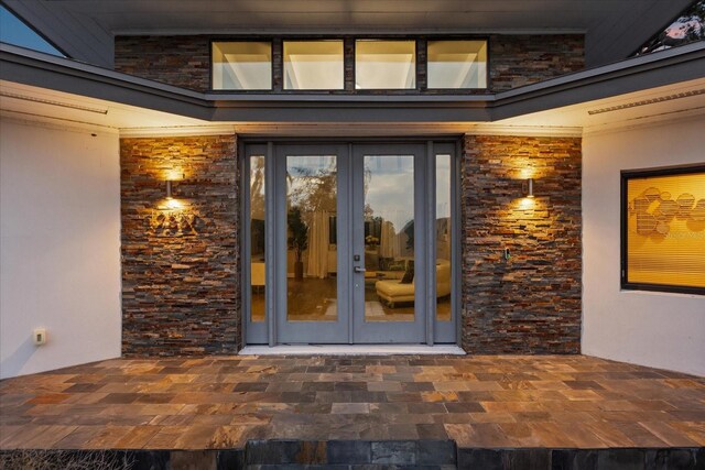 12550 Lakeshore Dr, Clermont, FL 34711 - view of exterior entry with french doors