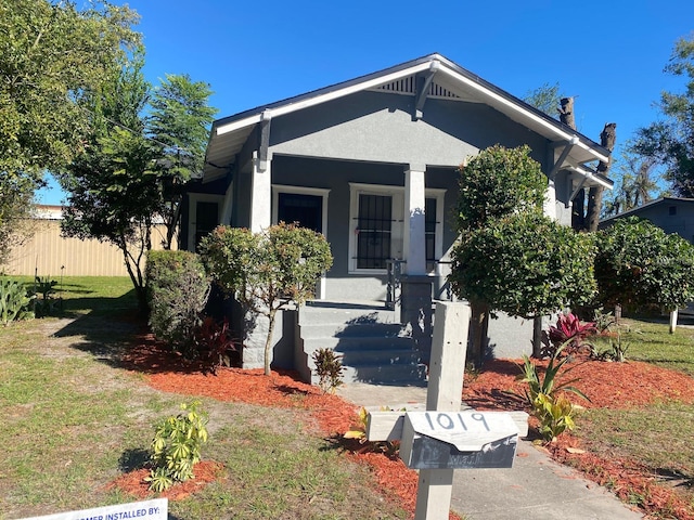 view of bungalow-style home