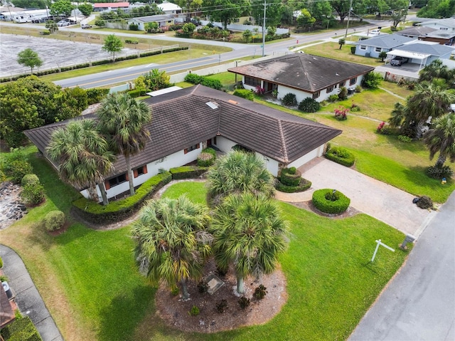 drone / aerial view