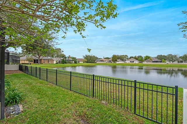 property view of water